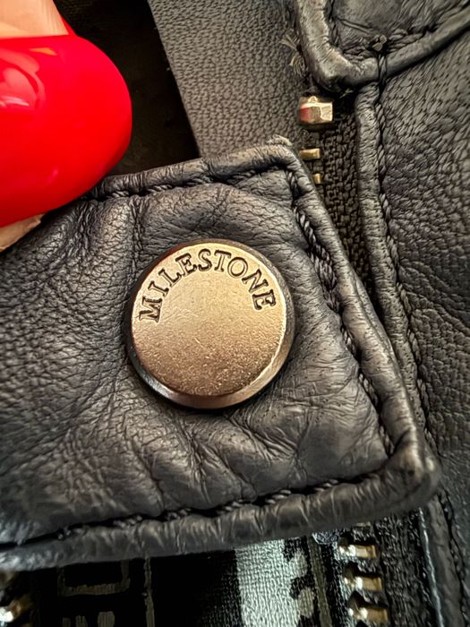 Кожено яке естествена кожа milestone