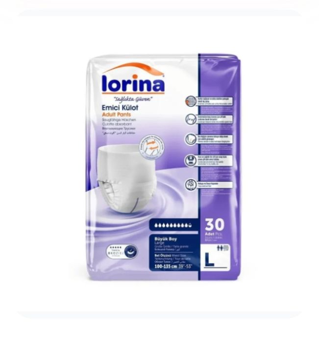 Памперсы LORINAтрусы 3 L -40 Пачек