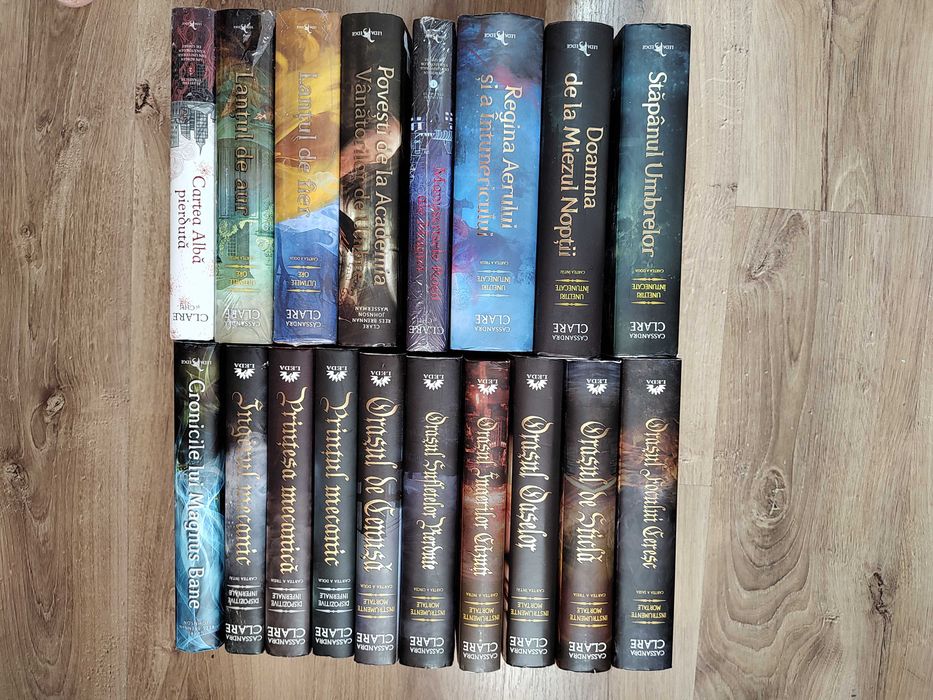 Cassandra Clare – set 18 titluri , 5 serii, hardcover