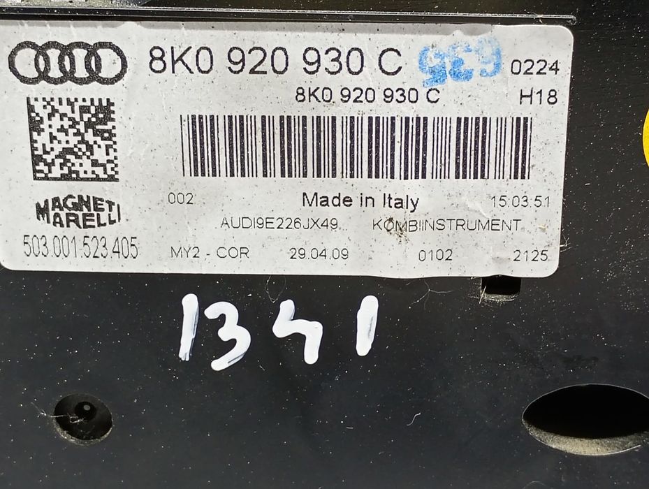 Ceasuri de bord 8K0920930C Audi A4 B8/8K (2007 - 2011) cgka