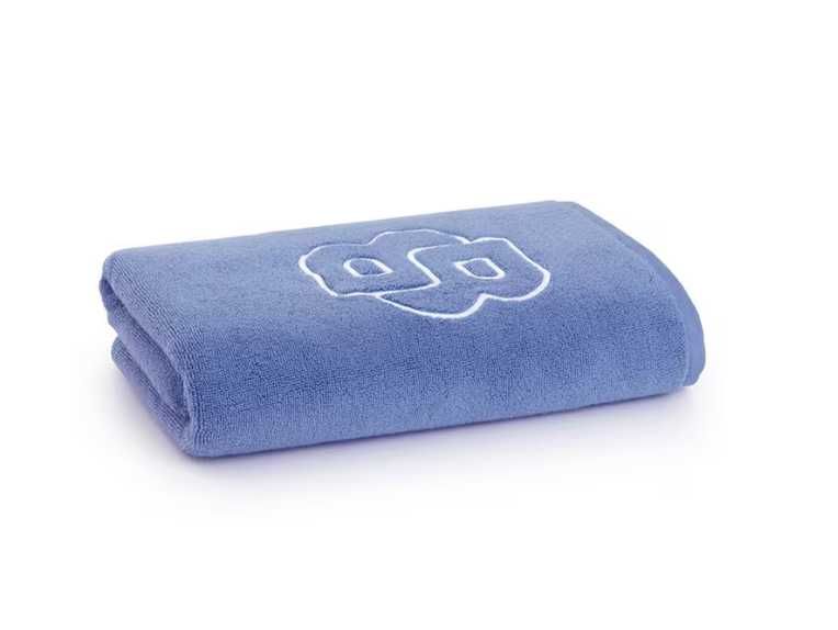 Оригинална плажна кърпа HUGO BOSS 100см/150см, синя