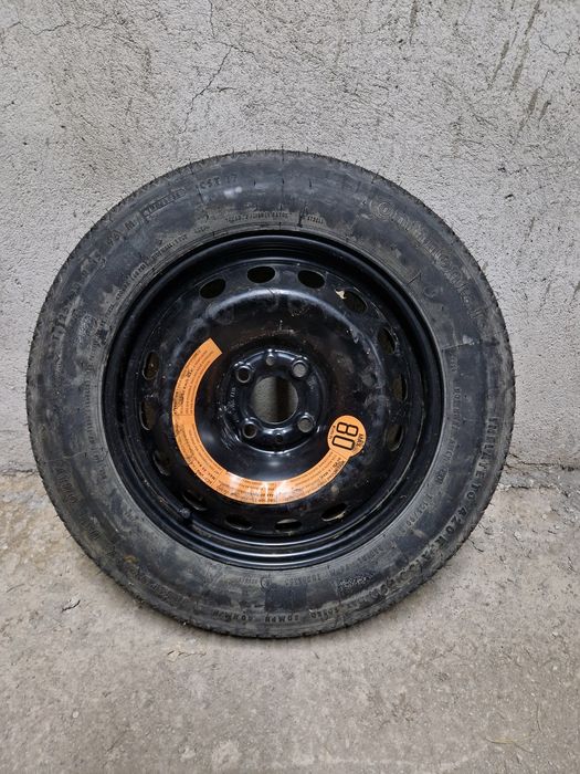 Летни 6 мм гуми 195/65/15, резервна патерица 125/90/15 4x98 58.1