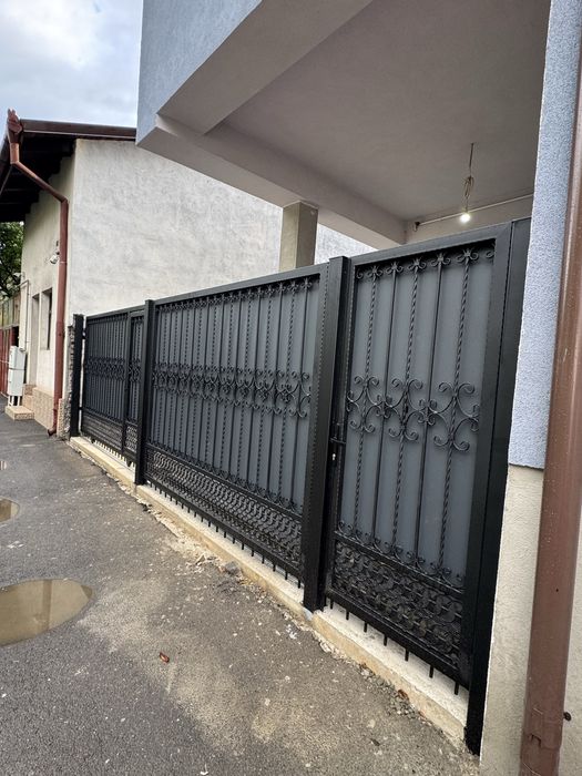 Porti si panouri gard fier forjat sau teava confectii metalice