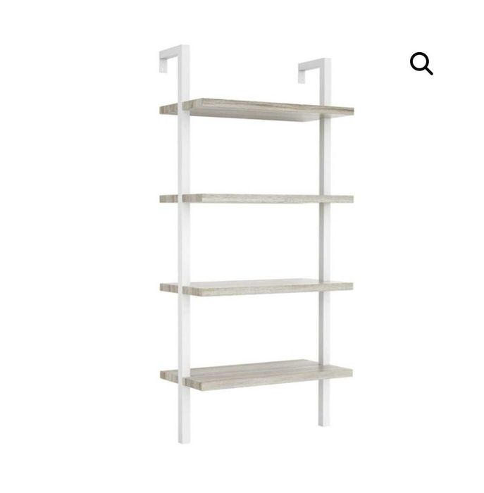 Стенна етажерка-4рафта-метал дърво – 152 см височина –налична в 2цвята