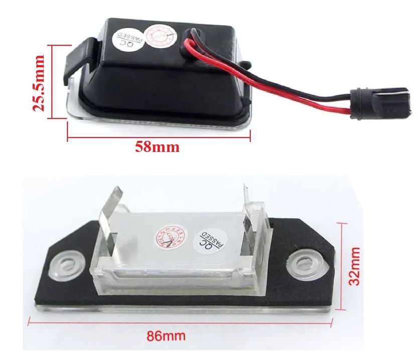 LED Плафони Ford Mondeo Fiesta Focus C-Max Kuga S-Max Galaxy Ranger