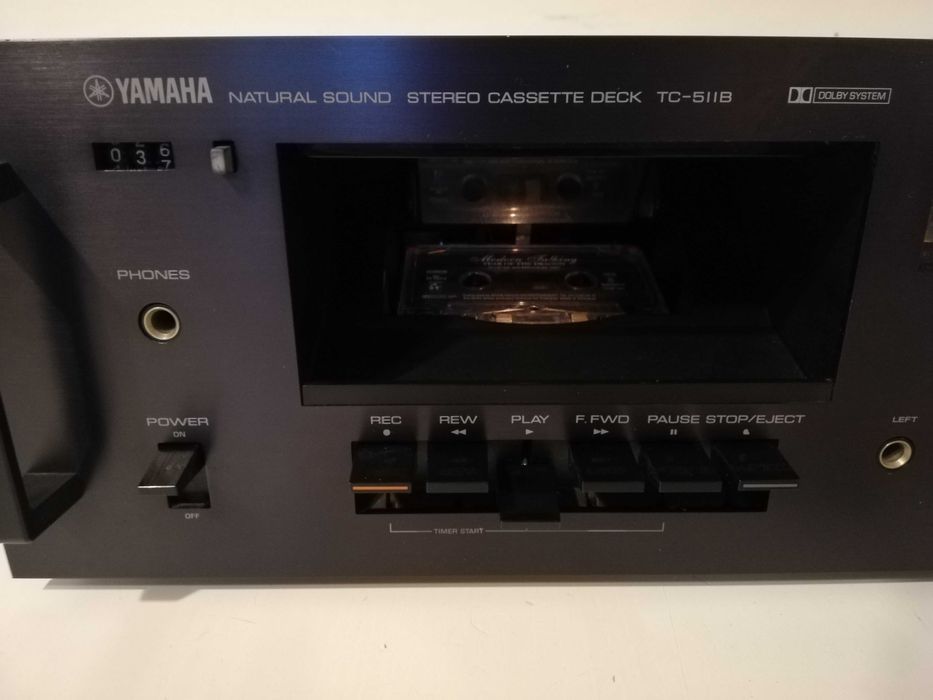 Stereo Cassette Deck YAMAHA model TC511B - Rar/Vintage/Japan/Impecabil