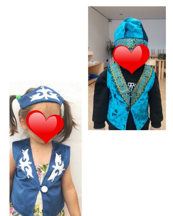 Национальная одежда,  на 1 и 2,5 годика, казахский  национальный жилет