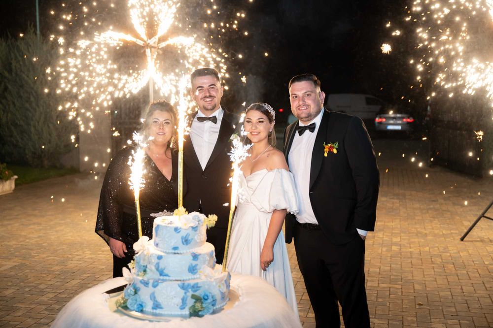 Foc artificii exterior, fum greu, vulcani artificii, oglinda magică !