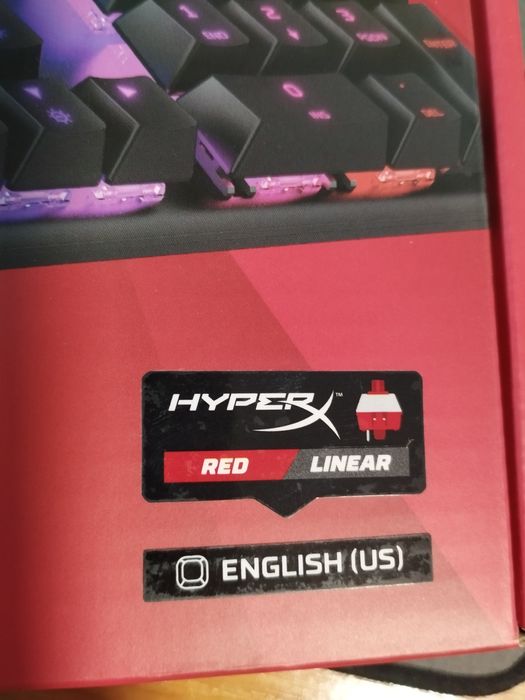 Tastatura mecanica Gaming HyperX Alloy Origins Red Switch RGB