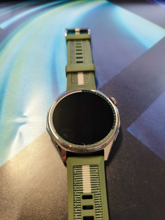 HUAWEI WATCH GT 6 / 46mm / Stainless Steel / Curea Verde