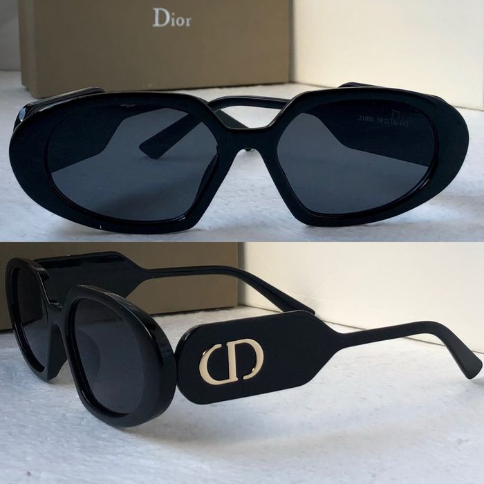 Дамски слънчеви очила елипса кръгли овални 2 цвята