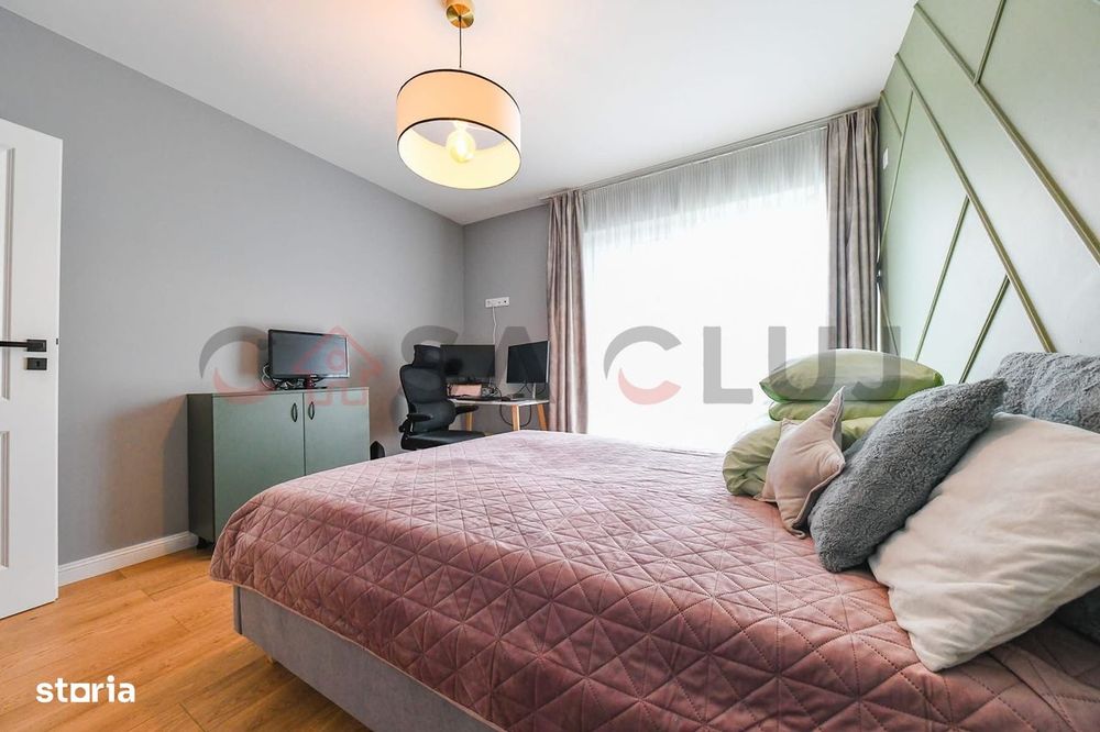 3 camere, bloc nou, etaj intermediar