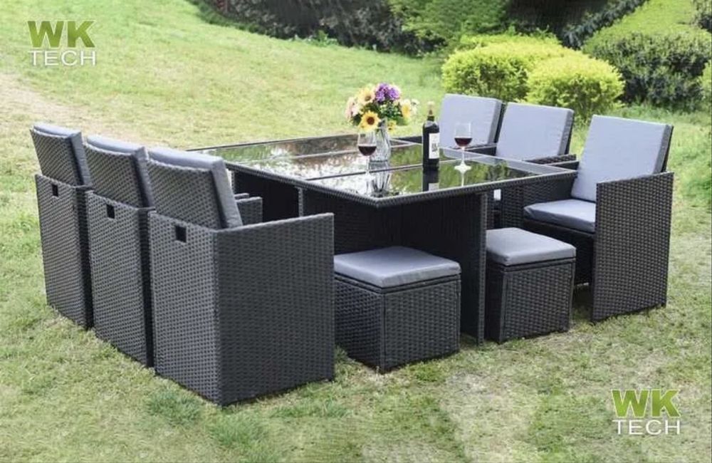 Mobilier de gradina, set pentru 10 persoane