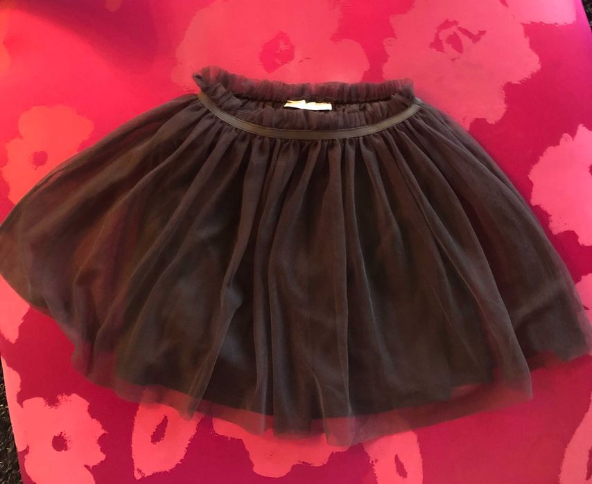 Fusta tulle cu jupa bumbac Noua_MANGO_marime S (6-8 ani)