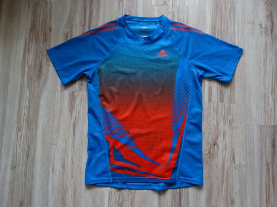 Адидас Adidas Adizero мъжка синя тениска размер S