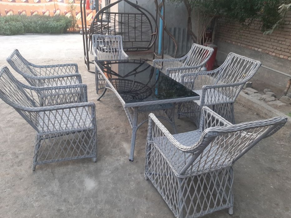 Ratan stol stullar kachela va mahsulotlari optim narxda 3yil garantiya