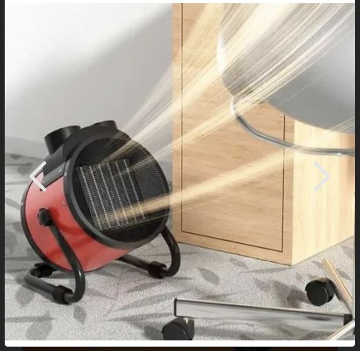 Бърз керамичен нагревател с вентилатор за отопление