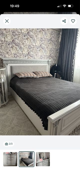 Кровать с комодом