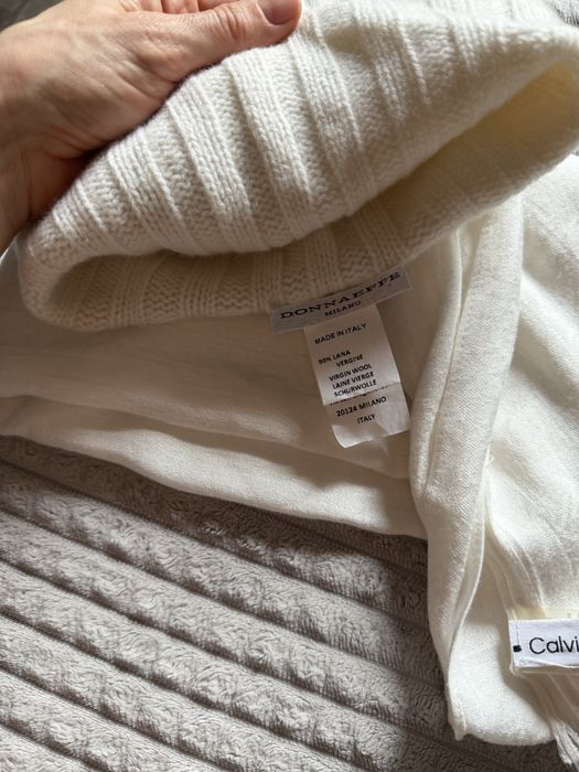 шапка Италия , шарф Calvin Klein