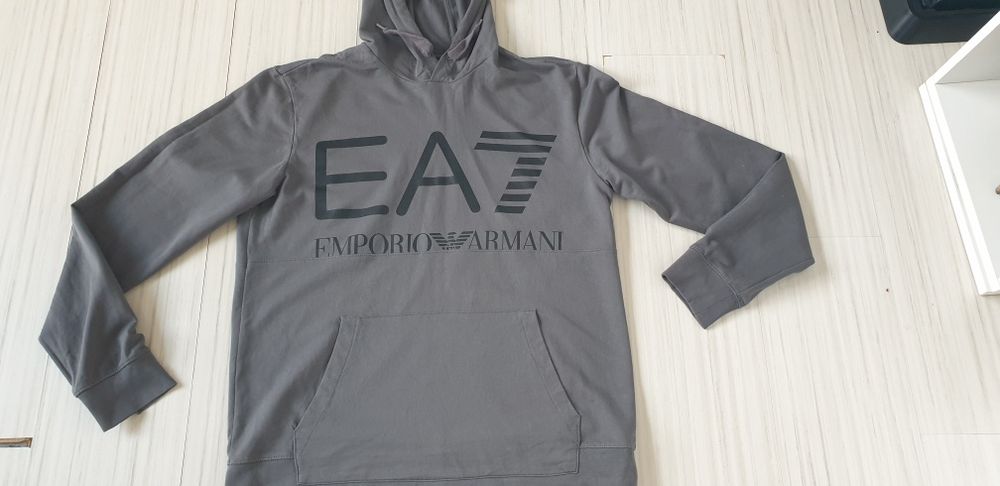 Emporio Armani EA7  Hoodie /  L НОВО! ОРИГИНАЛ! Мъжко Горнище Качулка