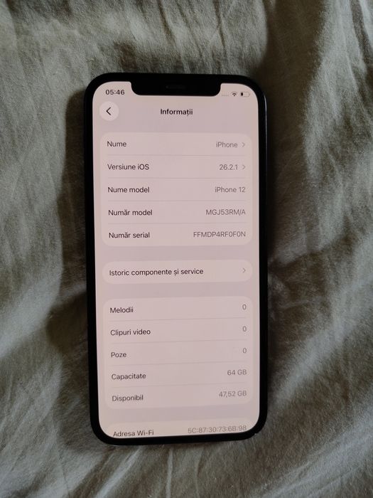 IPhone 12 de 64 GB in stare buna de utilizare