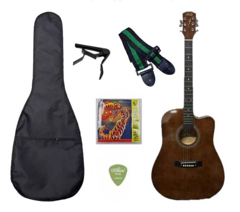 Гитара комплектімен новый-25000тг