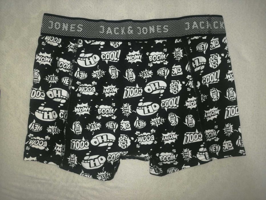 Нови мъжки боксерки Jack & Jones – размер M, 95% памук / 5% еластан