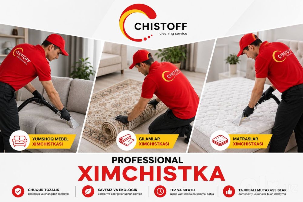 Химчистка мебели матрасов ковров.Yumshoq mebel divan matras tozalash