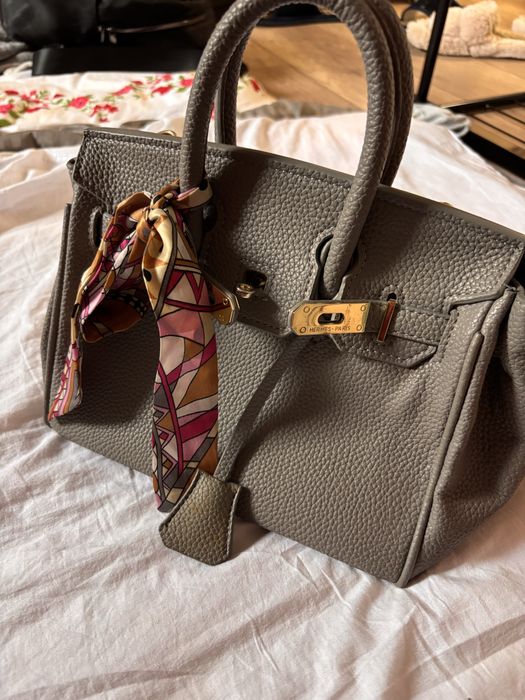 Hermes натуралный кожа сумка