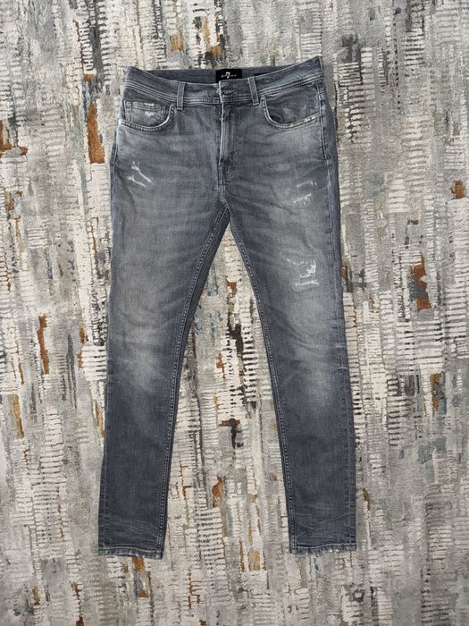 7 for all mankind men's jeans (originali) skinny