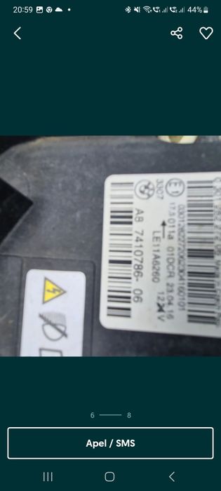 Far dreapta xenon bmw seria 4 grand coupe f36