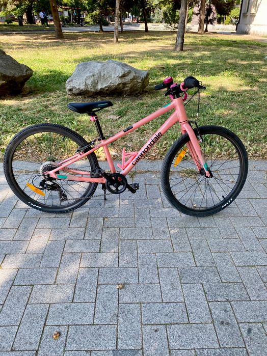 Детски велосипед Cannondale Kids Quick 24, Розов за момиче