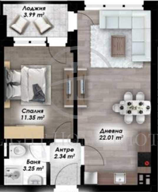 Продава се Двустаен апартамент в Пловдив, Остромила - 63 кв.м за 659 €/кв.м - Снимка #6