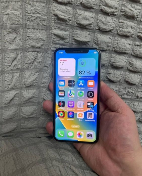 Apple Iphone X 64GB Silver White Original Igravoy Holati ideal Zor