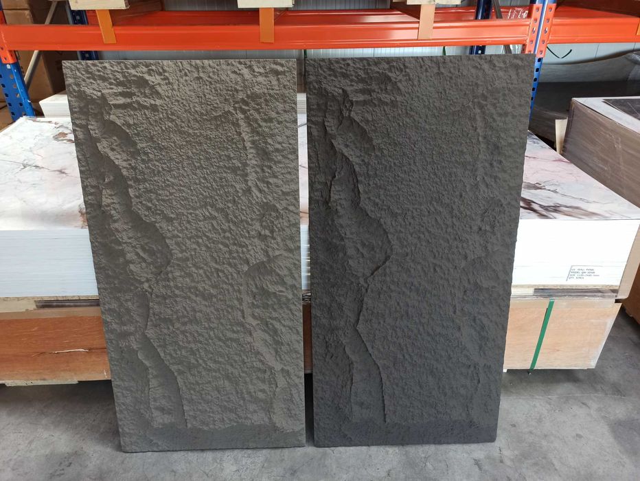 3D декоративни панели PU камък, вътрешен и външен монтаж 60*120см*48мм