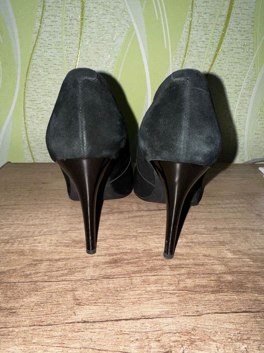 Туфли женские замшевые