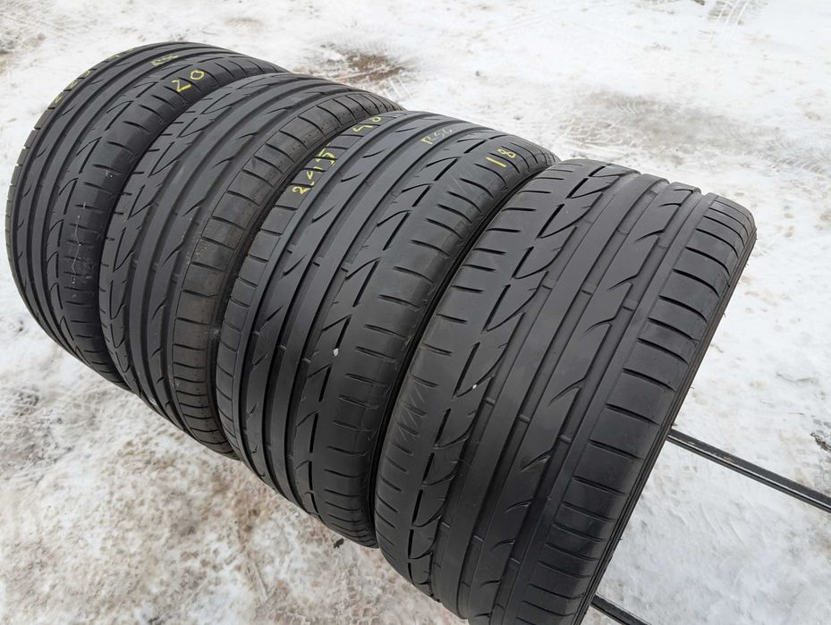 SET 4 Anvelope Vara 225/45 R17 + 245/40 R17 BRIDGESTONE Potenza S001 91W - Runflat