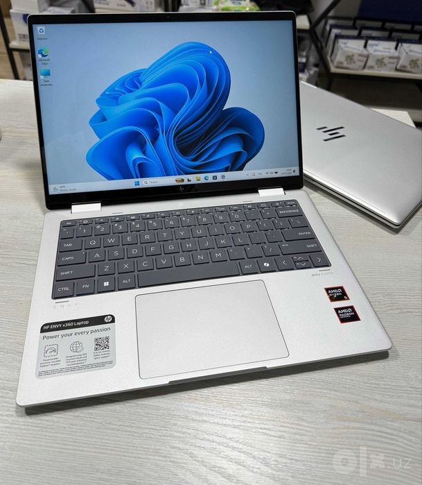 HP ENVY x360 14" x360 (Сенсорный) AMD Ryzen 5 8640HS -16GB DDR5/256GB