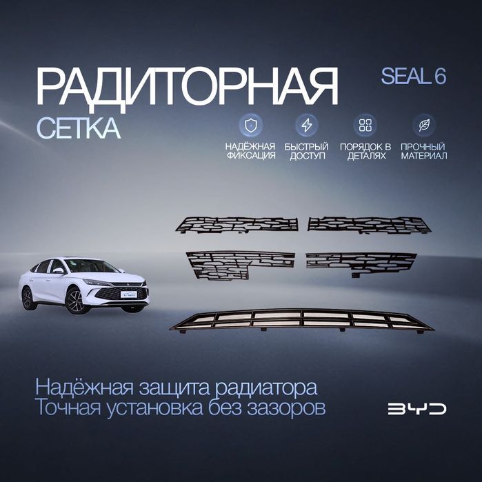 Радиаторная сетка для BYD Seal 6