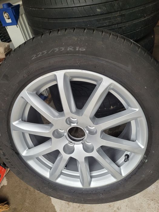 Vand set roti Audi  255x55 r16, 5x112, de vară