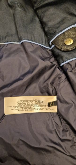 Geaca de piele Massimo Dutti