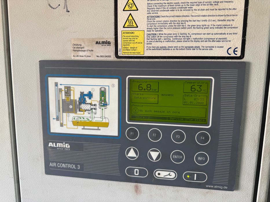 De vanzare doua compresoare de aer marca ALMIG