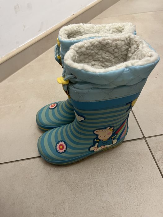 Детски гумени ботуши с вълнена вата. Next 26
