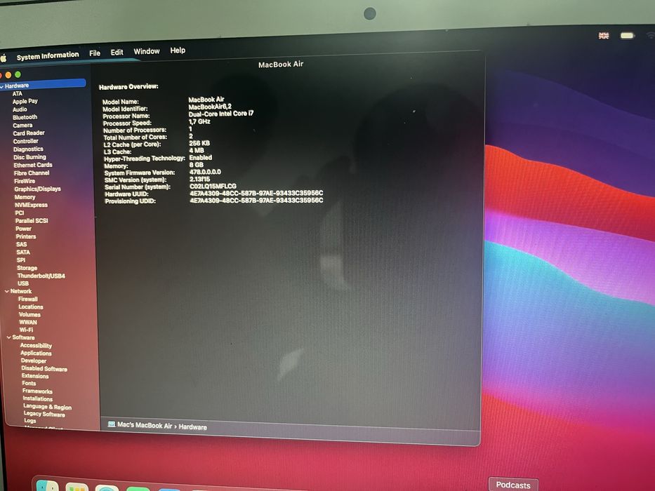 Macbook Air 6,2