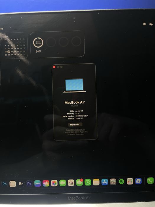 MacBook Air M1 2020 256GB / 8GB Space Gray