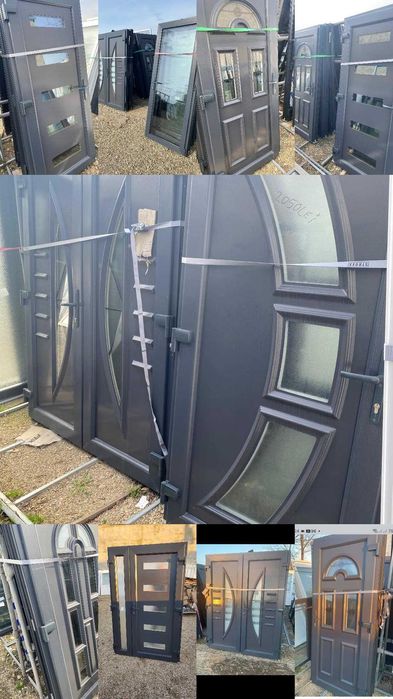 Usi gri antracit simple de la 1350 lei