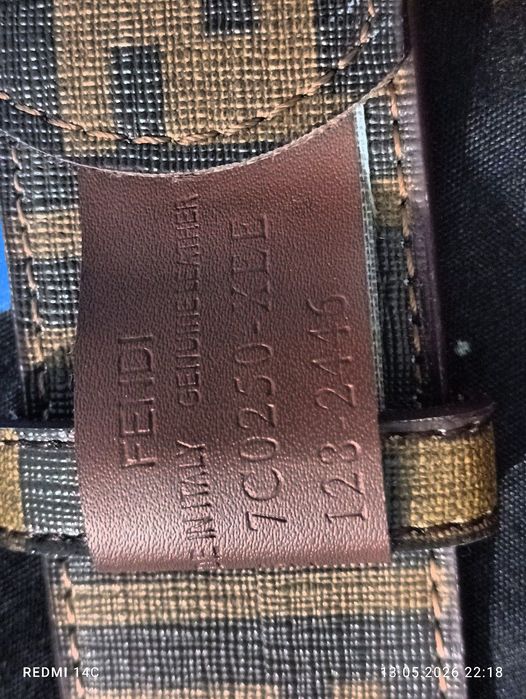 редкий ремень FENDI