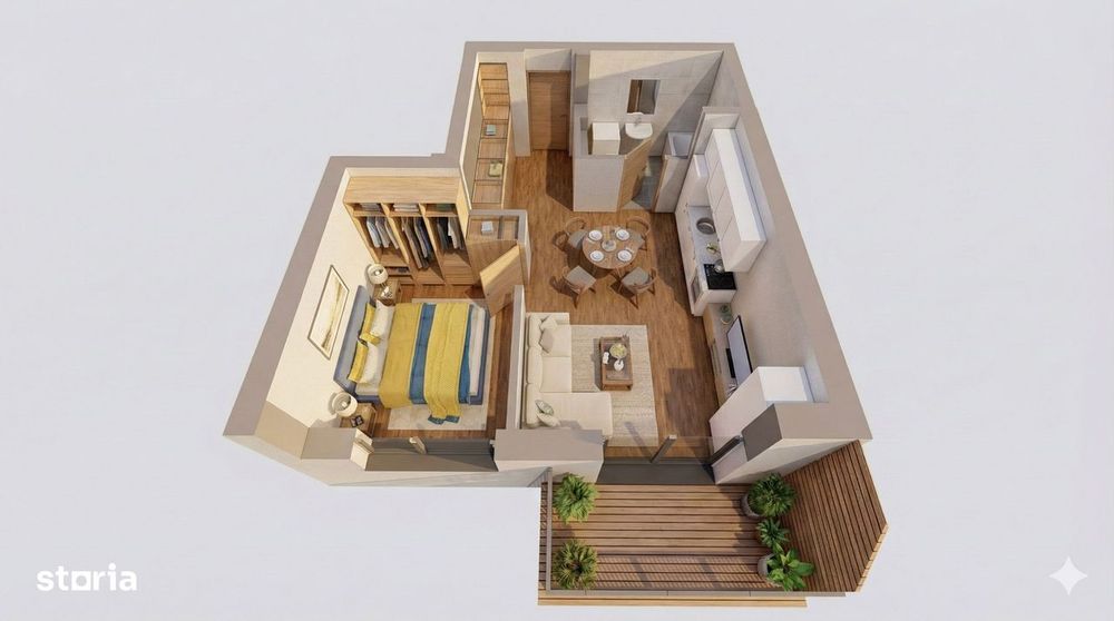 Apartament nou 2 camere în ARED AFI – Cel mai mic preț - comision 0 — fotografia 1