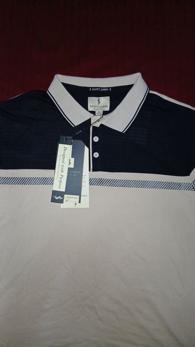 Из США, мужская футболка-поло бренда "Scott James". Цена 230.000 ‼️‼️‼