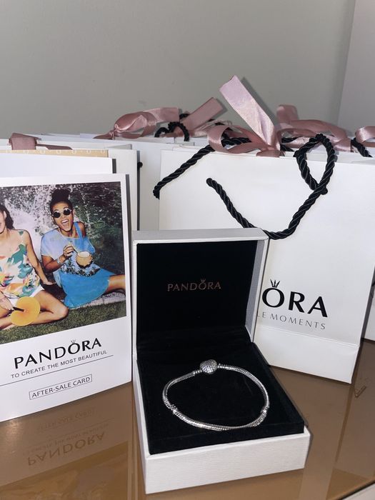 Pandora браслет серебро